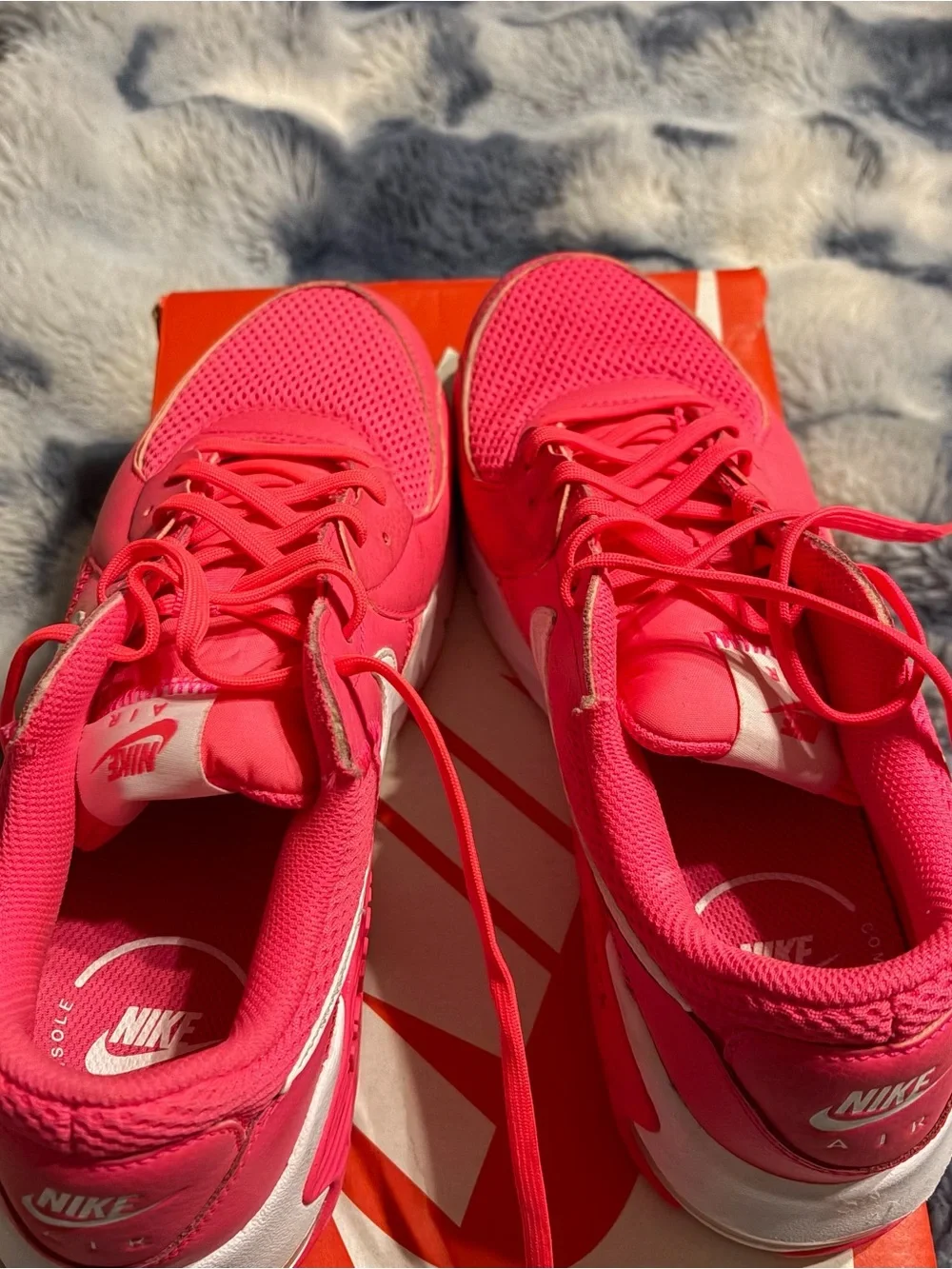 Nike Women’s Athletic Sneakers in Hot Pink and White